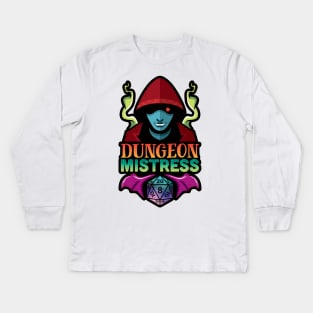 Dungeon Mistress Kids Long Sleeve T-Shirt